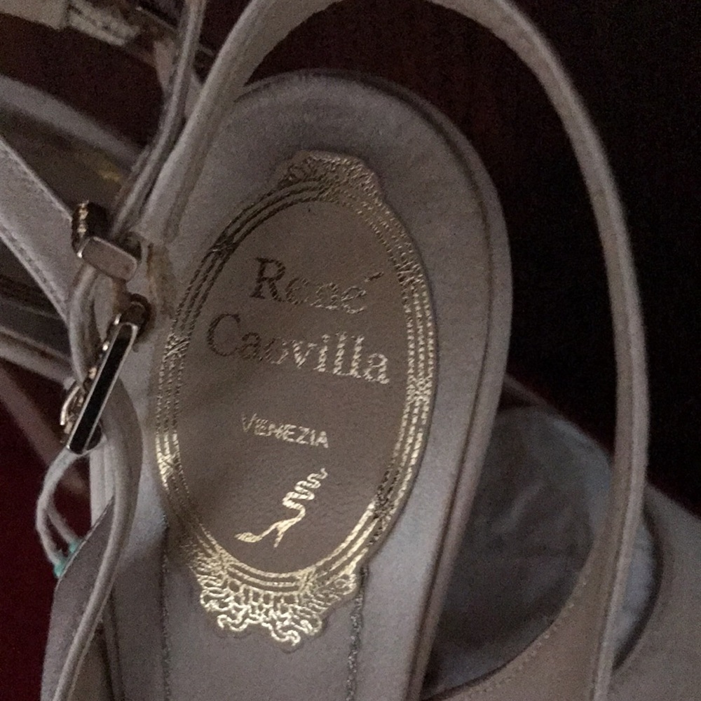 Rene Caovilla Satin Rhinestone embellished pump - Picture 3 of 13